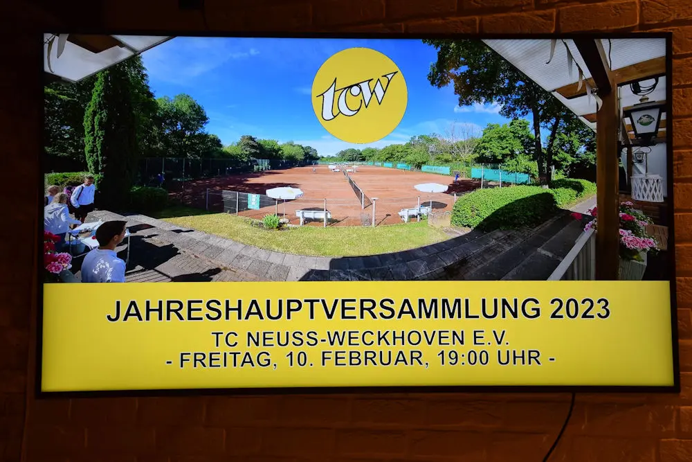 JHV 2023 im TC Neuss-Weckhoven e.V.