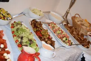Warmes und kales Buffet bei der Saisonabschlussfeier im TCW Warmes und kales Buffet bei der Saisonabschlussfeier im TCW