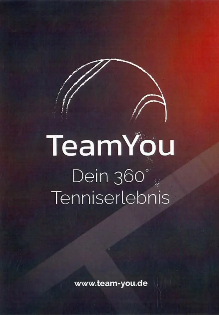 Flyer TeamYou Tennistraining Flyer TeamYou Tennistraining