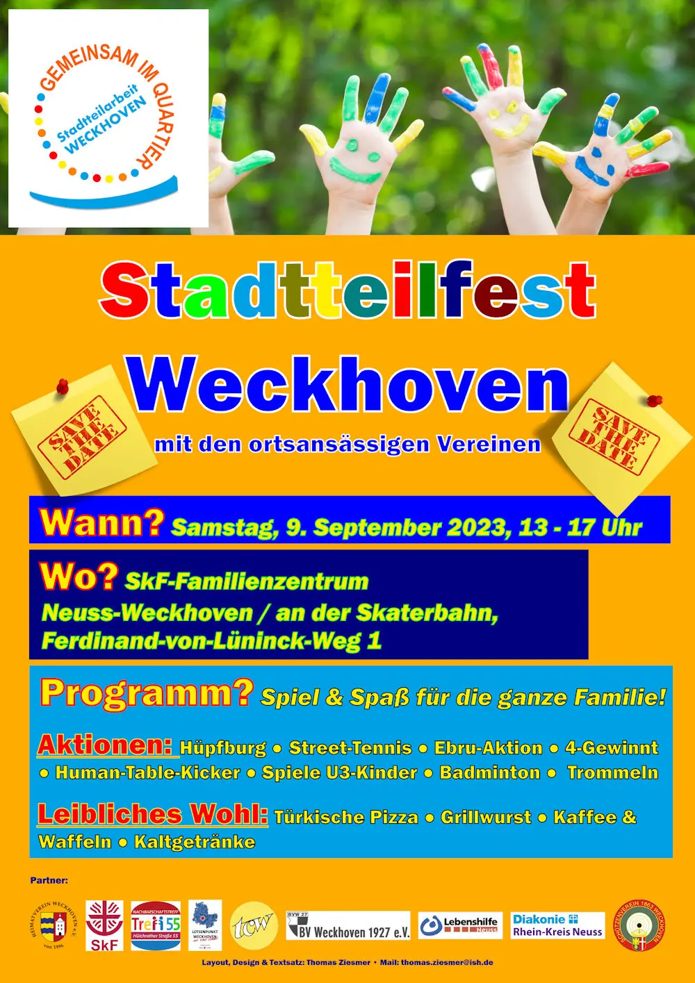 TCW macht beim 'Stadtteilfest Weckhoven' mit