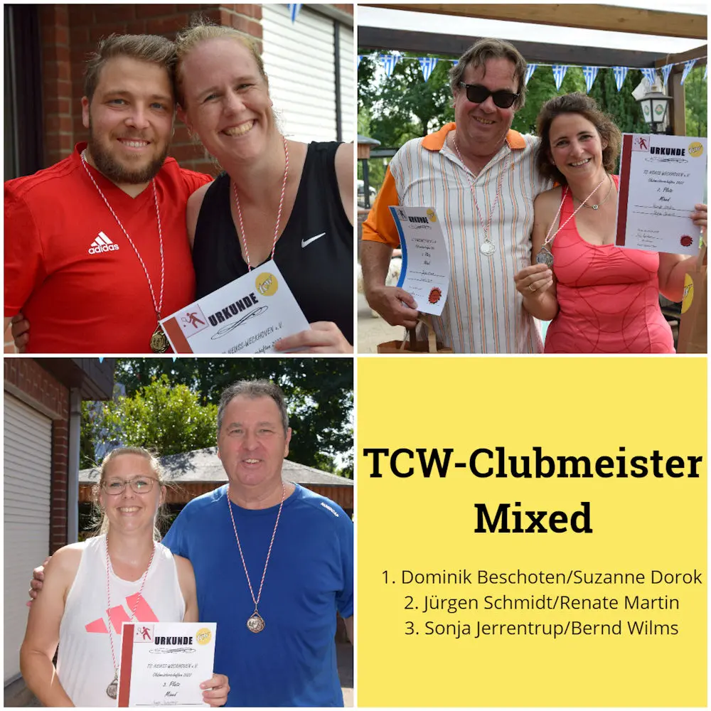 Clubmeister 2022: Dominik Beschoten/Suzanne Dorok Clubmeister 2022: Dominik Beschoten/Suzanne Dorok
