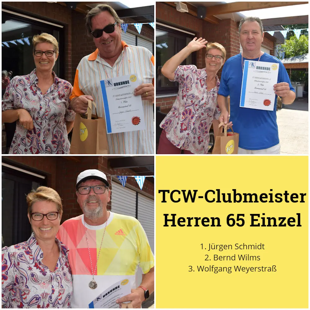 Clubmeister 2022: Jürgen Schmidt Clubmeister 2022: Jürgen Schmidt
