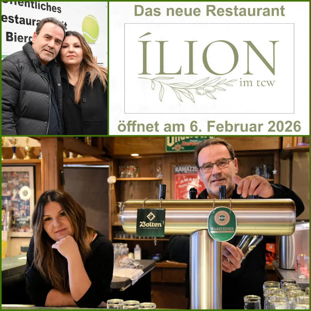 Gastronomie: Am 6. Februar 2026 eröffnet das "ÍLION im TCW" Gastronomie: Am 6. Februar 2026 eröffnet das "ÍLION im TCW"