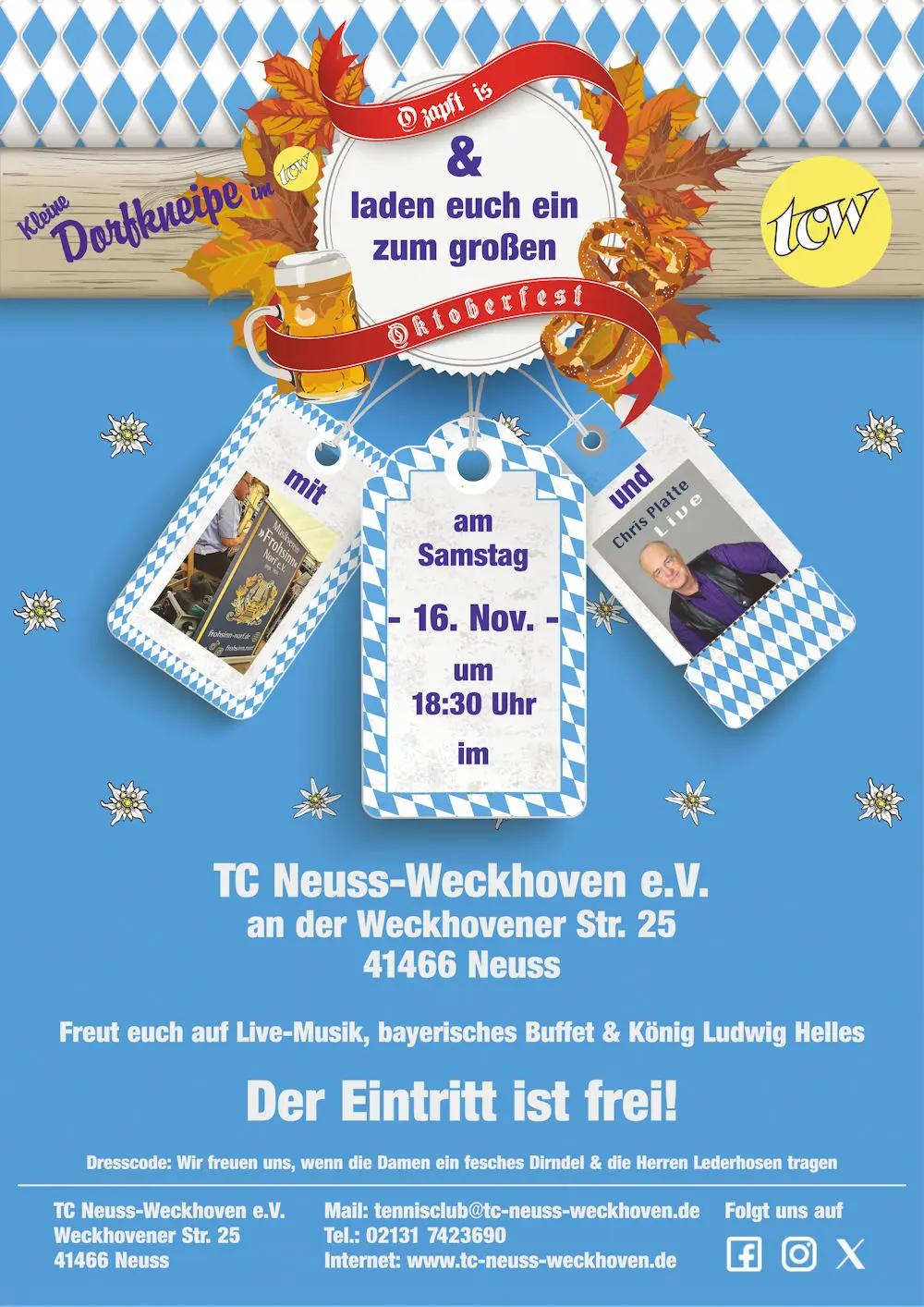 Oktoberfest im TCW Oktoberfest im TCW